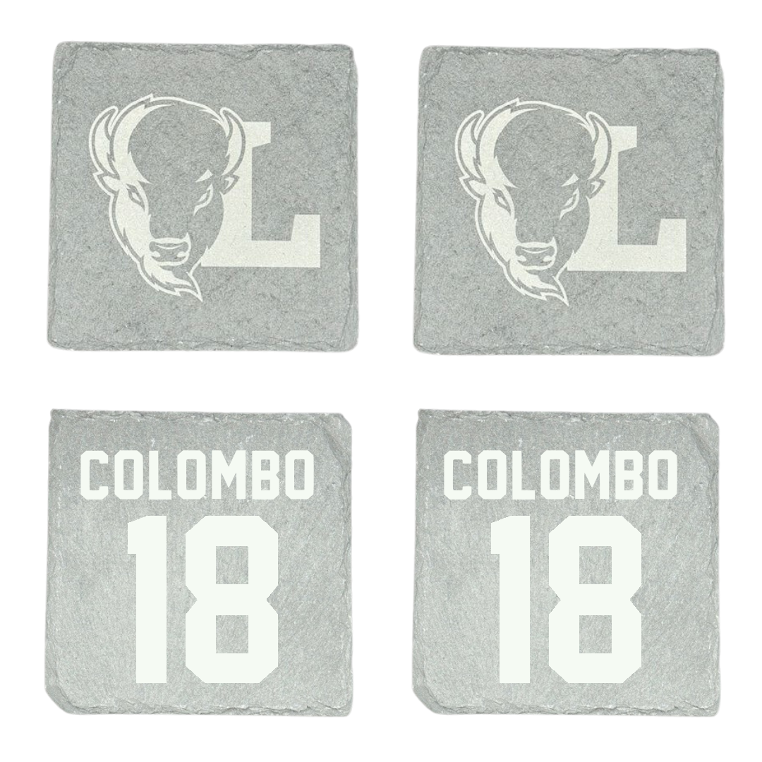Lipscomb University Soccer Stone Coaster (4 Pack)  - #18 Matteo Colombo