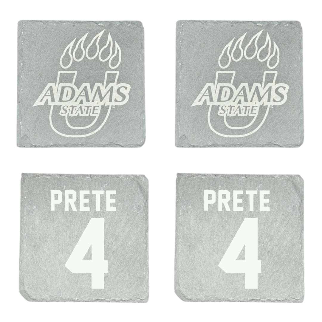 Adams State University Soccer Stone Coaster (4 Pack)  - #4 Brianna Prete