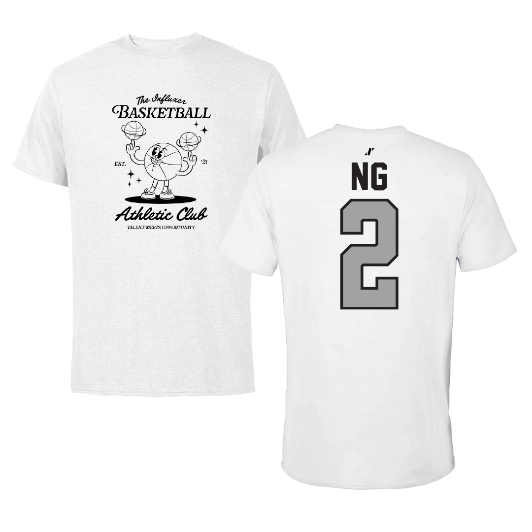 Basketball White Influxer Athletic Club Tee - #2 Kameron Ng