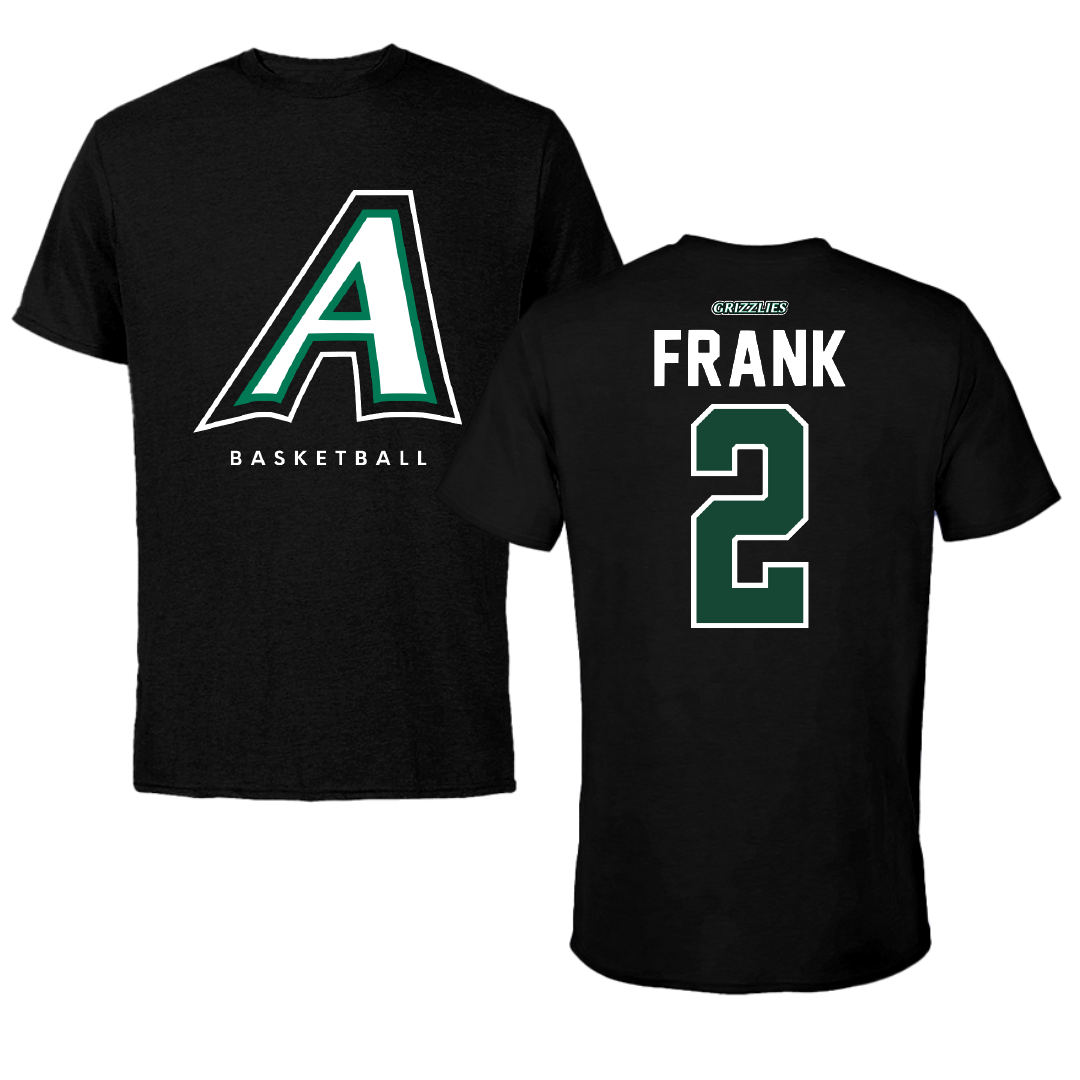 Adams State University Basketball Black Block Tee - #2 Harrison Frank