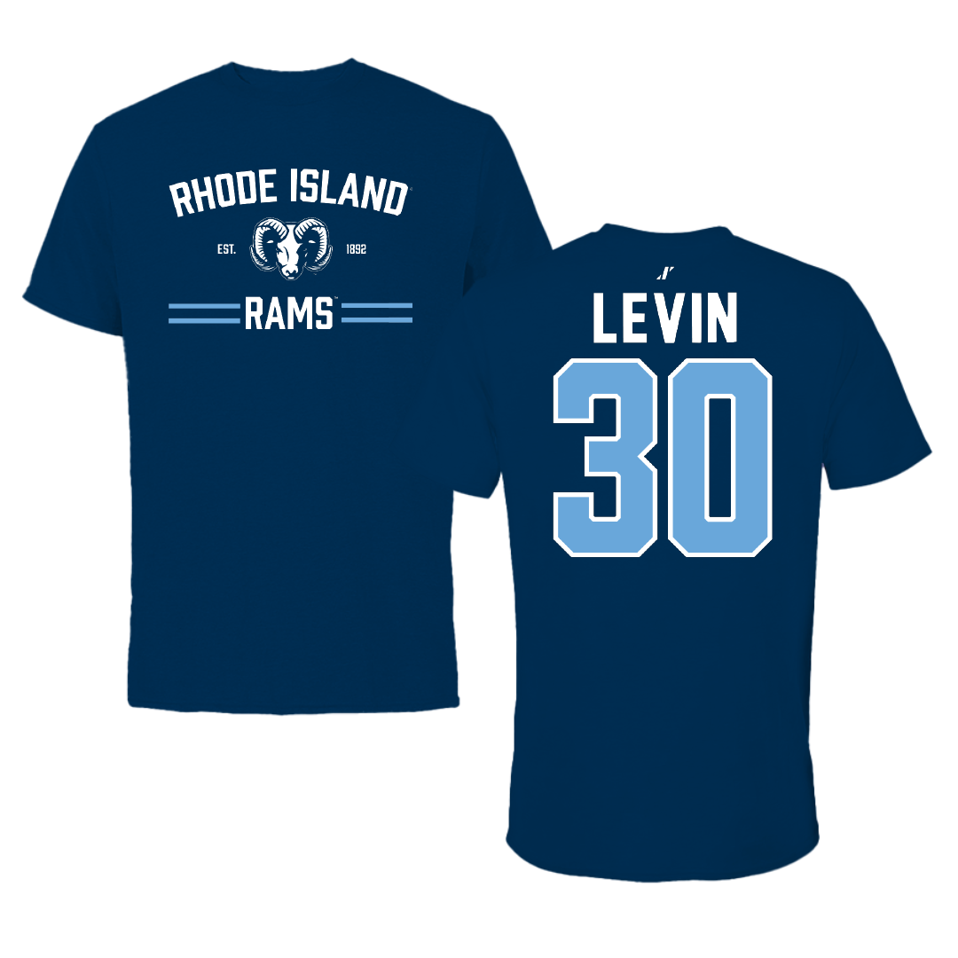 University of Rhode Island Baseball Navy General Performance Tee - #30 Brody Levin