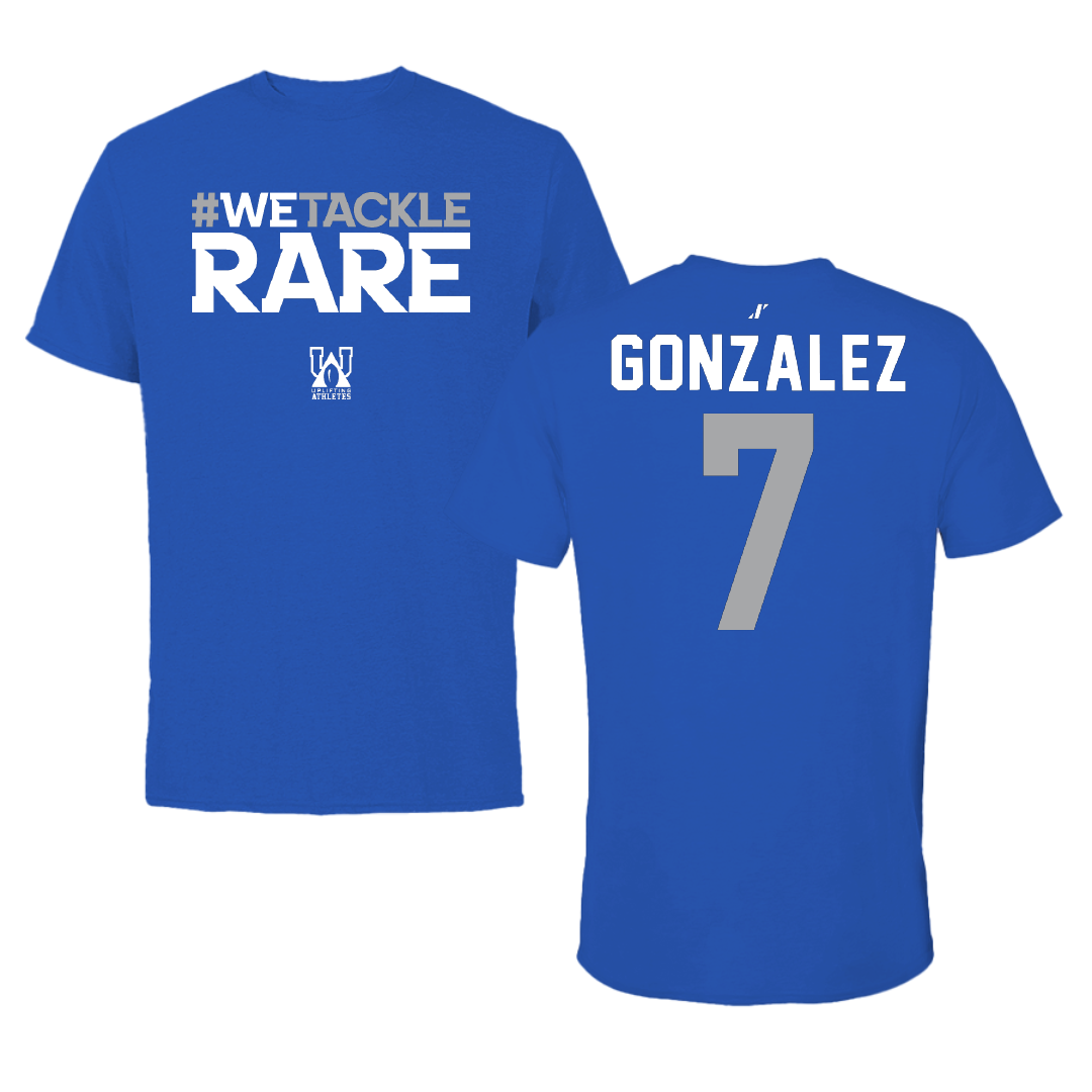 Eastern Illinois University Softball Blue Uplifting Athletes Performance Tee - #7 Briana Gonzalez
