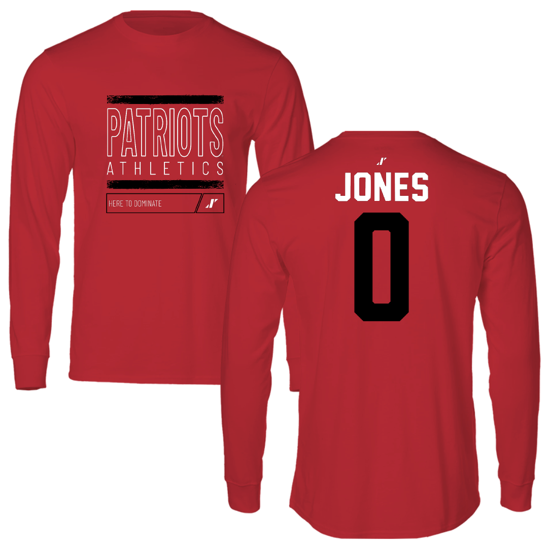 Dallas Baptist University Soccer Red Dominate Long Sleeve - #0 Samantha Jones
