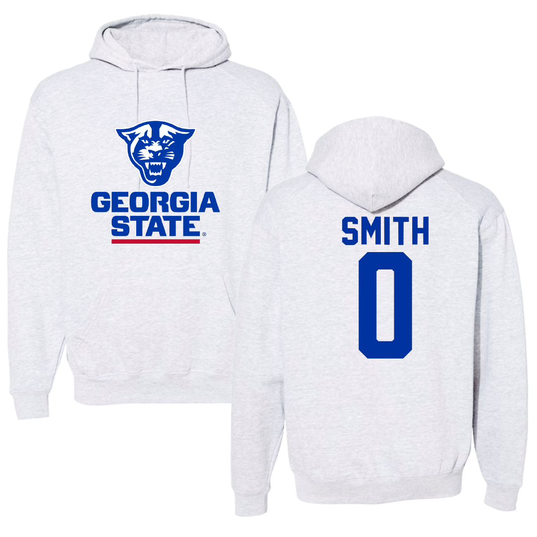 Georgia State University Soccer Gray Hoodie - #0 Cecilia Smith