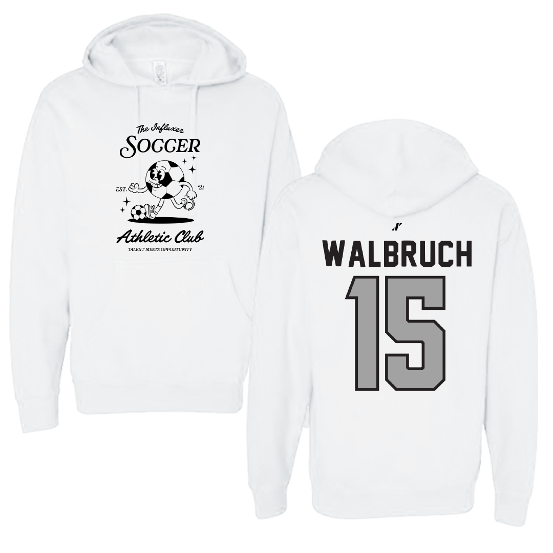 Soccer White Influxer Athletic Club Hoodie - #15 Ellie Walbruch