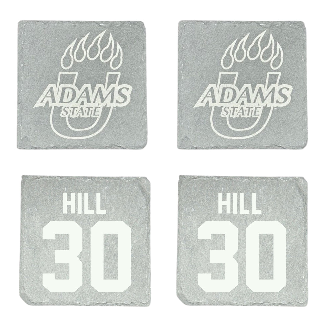 Adams State University Basketball Stone Coaster (4 Pack)  - #30 Taejhuan Hill