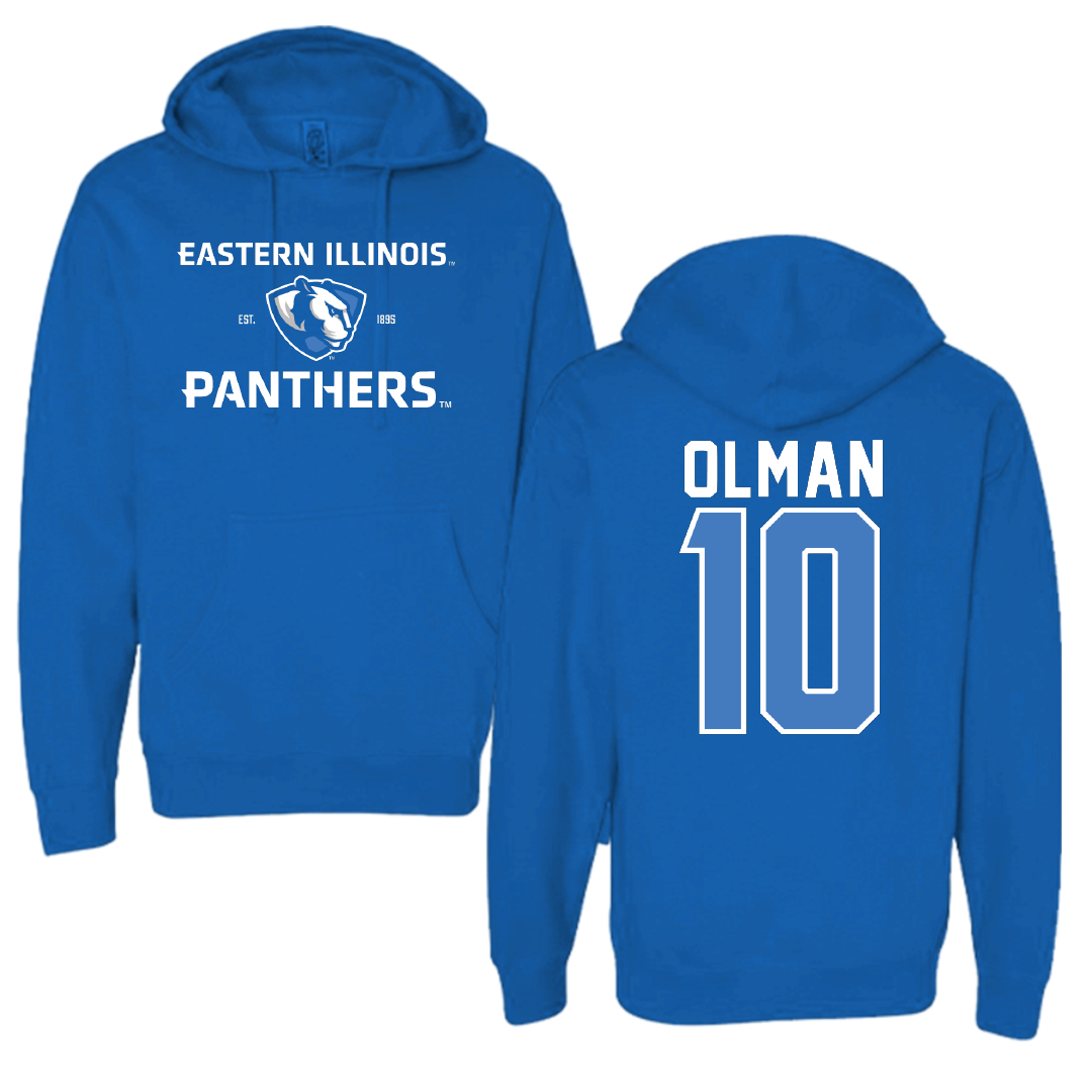 Eastern Illinois University Softball Blue General Hoodie - #10 Sophia Olman
