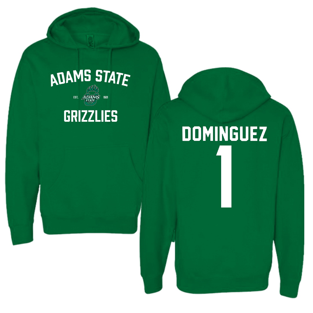 Adams State University Basketball Green General Hoodie - #1 Harmanie Dominguez