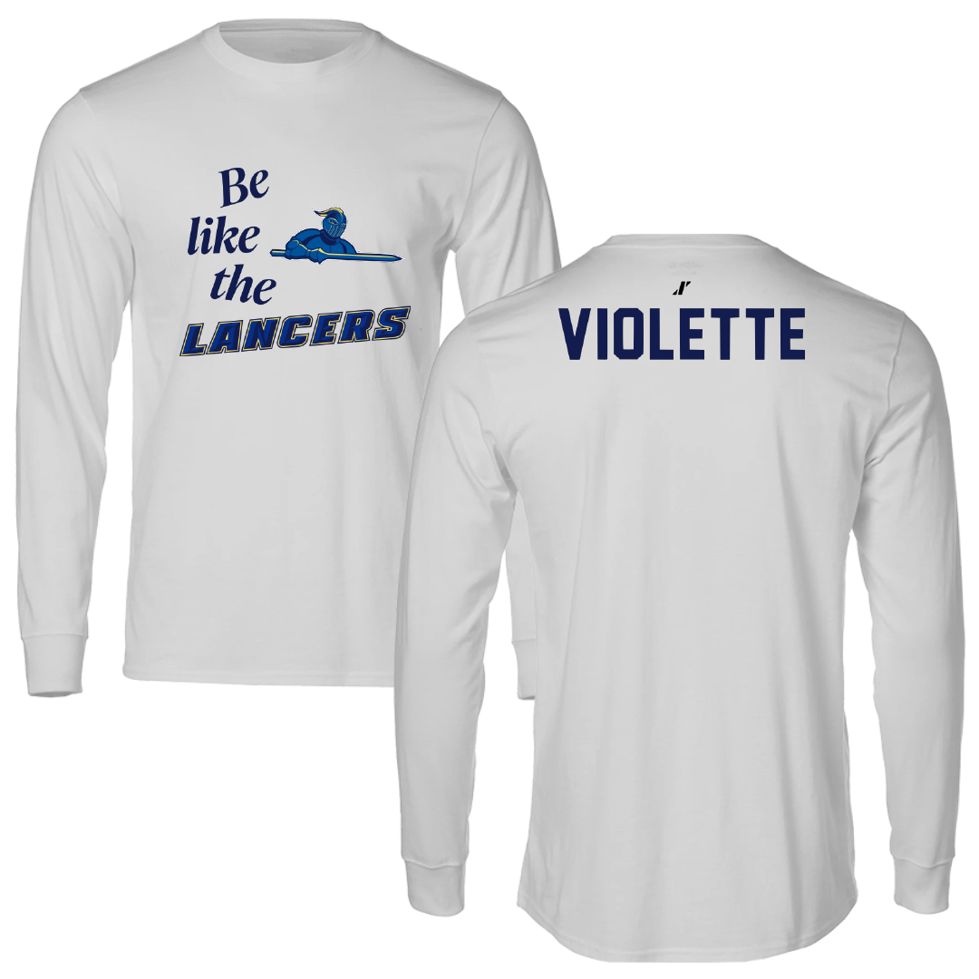 Worcester State University TF and XC Light Gray Be Like Us Long Sleeve - Nicholas Violette
