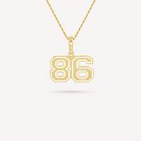 Gold Presidents Pendant and Chain - #86 Eric Triplett