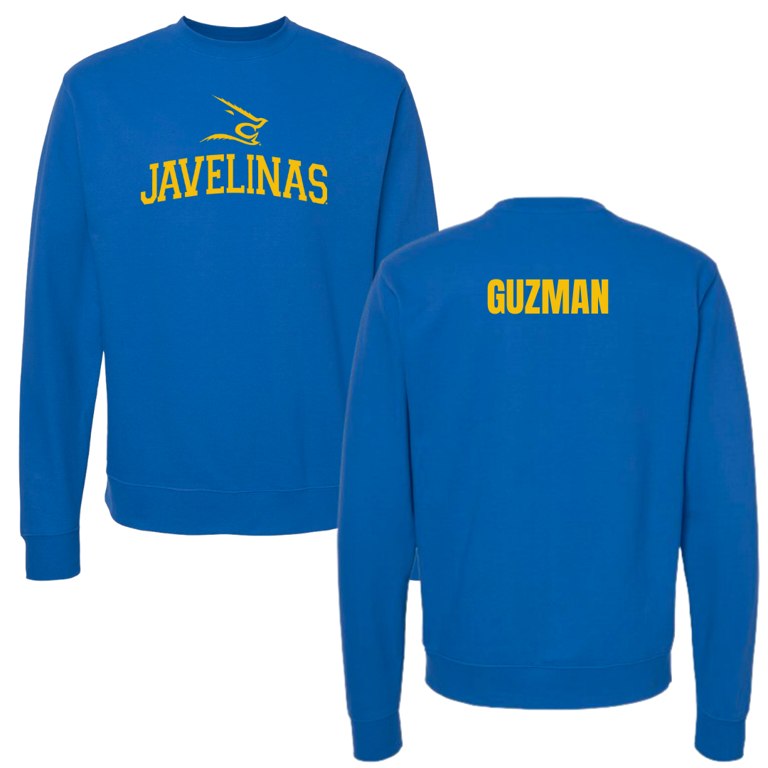 Texas A&M University-Kingsville TF and XC Blue Crewneck - Bryssa Guzman