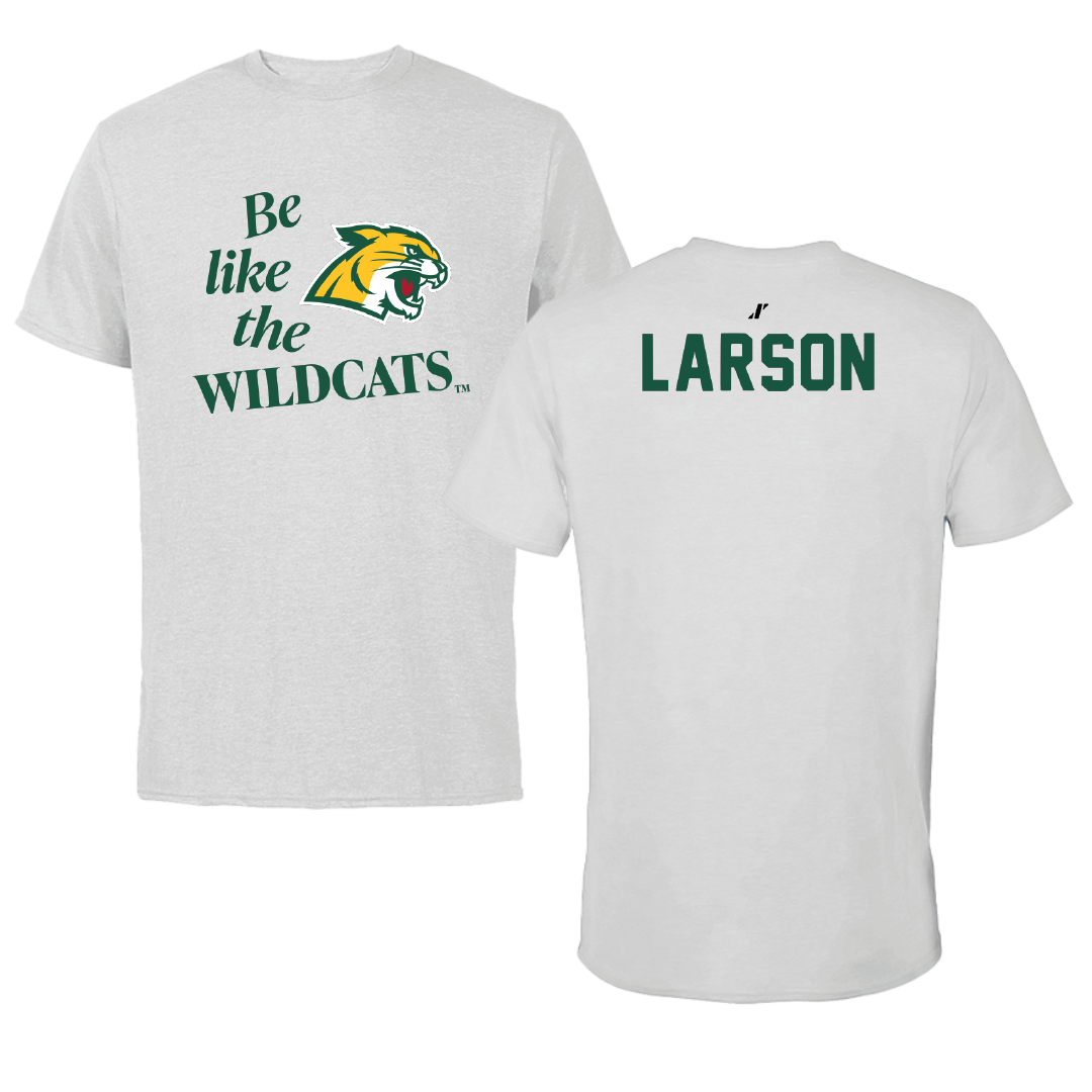 Northern Michigan University TF and XC Light Gray Be Like Us Tee - Ahna Larson