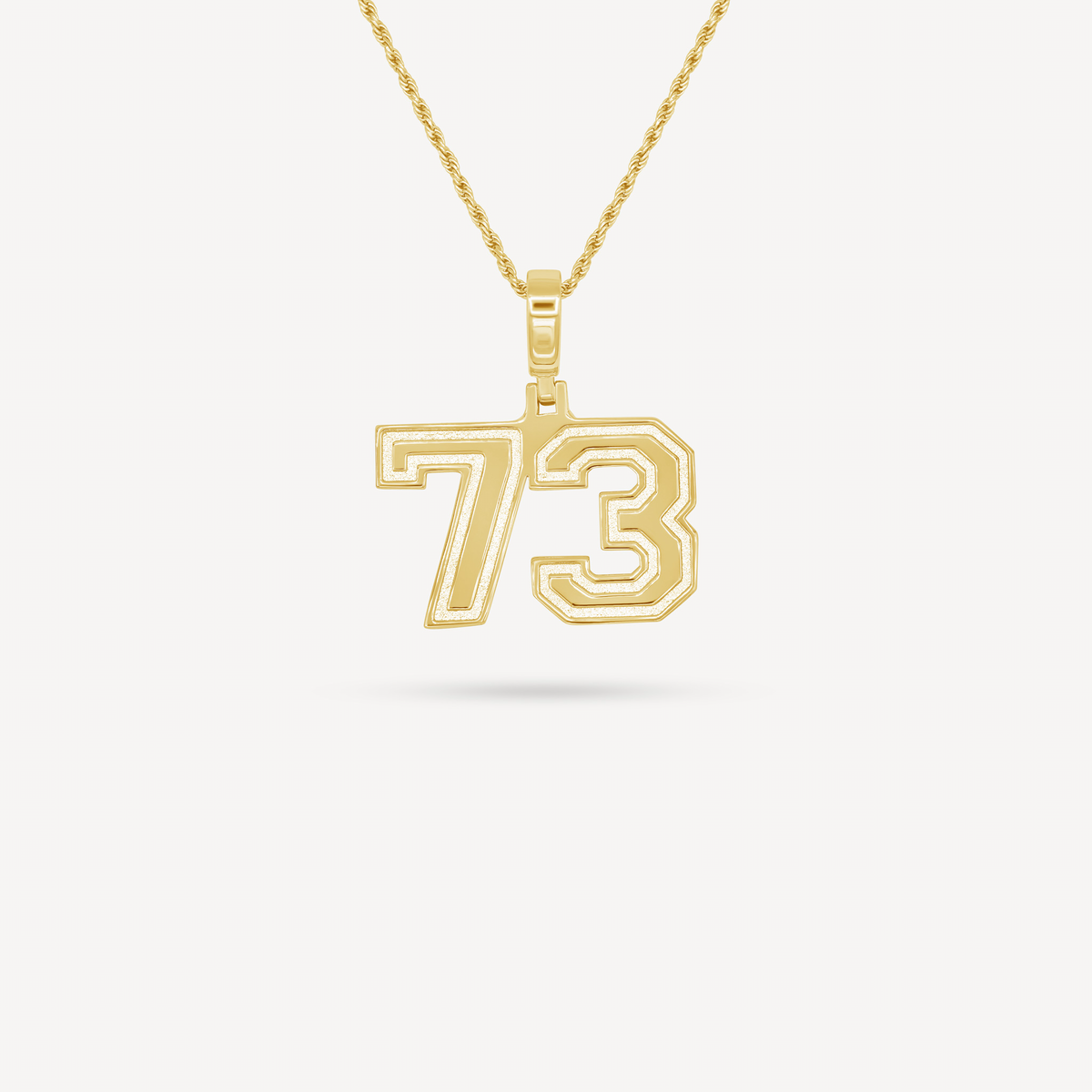 Gold Presidents Pendant and Chain - #73 Daylon Harris