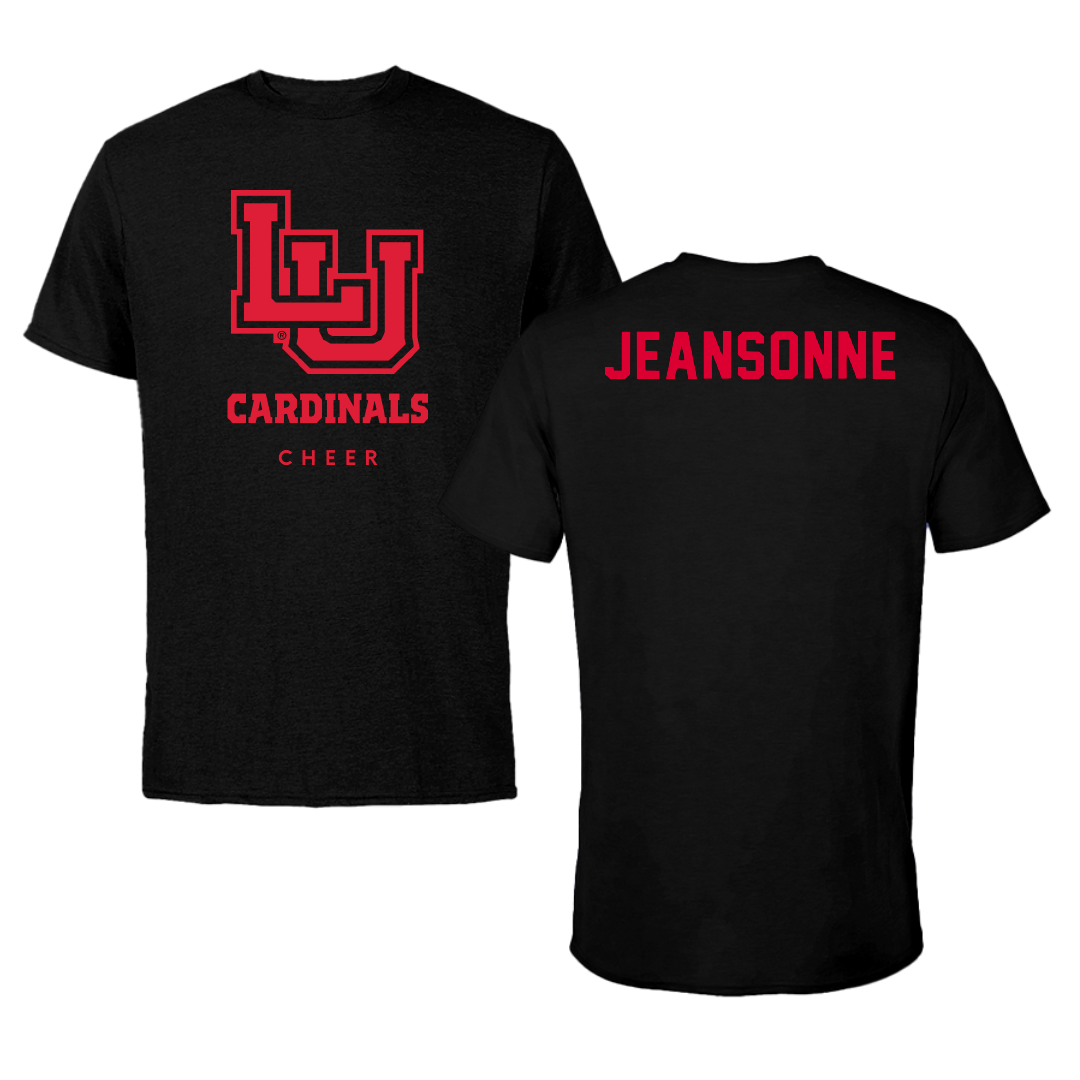 Lamar University Cheer Black Cardinal Tee - Brooke Jeansonne