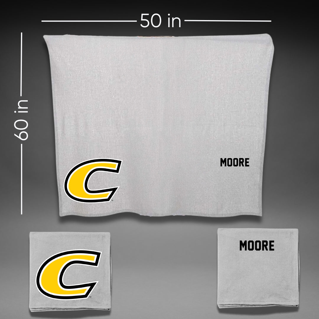 Centre College Swimming & Diving Gray Blanket - Quinn Moore