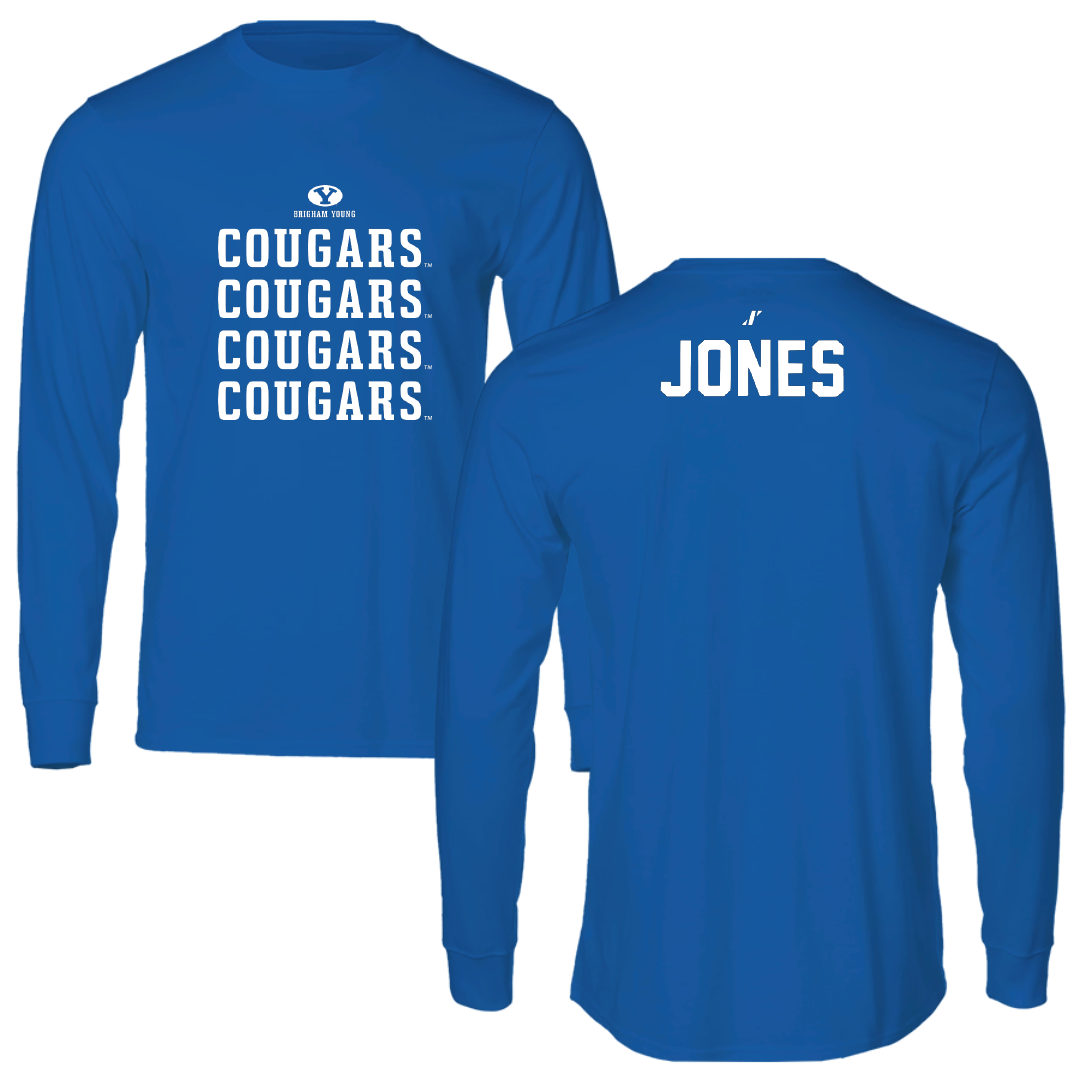 Brigham Young University TF and XC Blue General Performance Long Sleeve - Lainey Jones