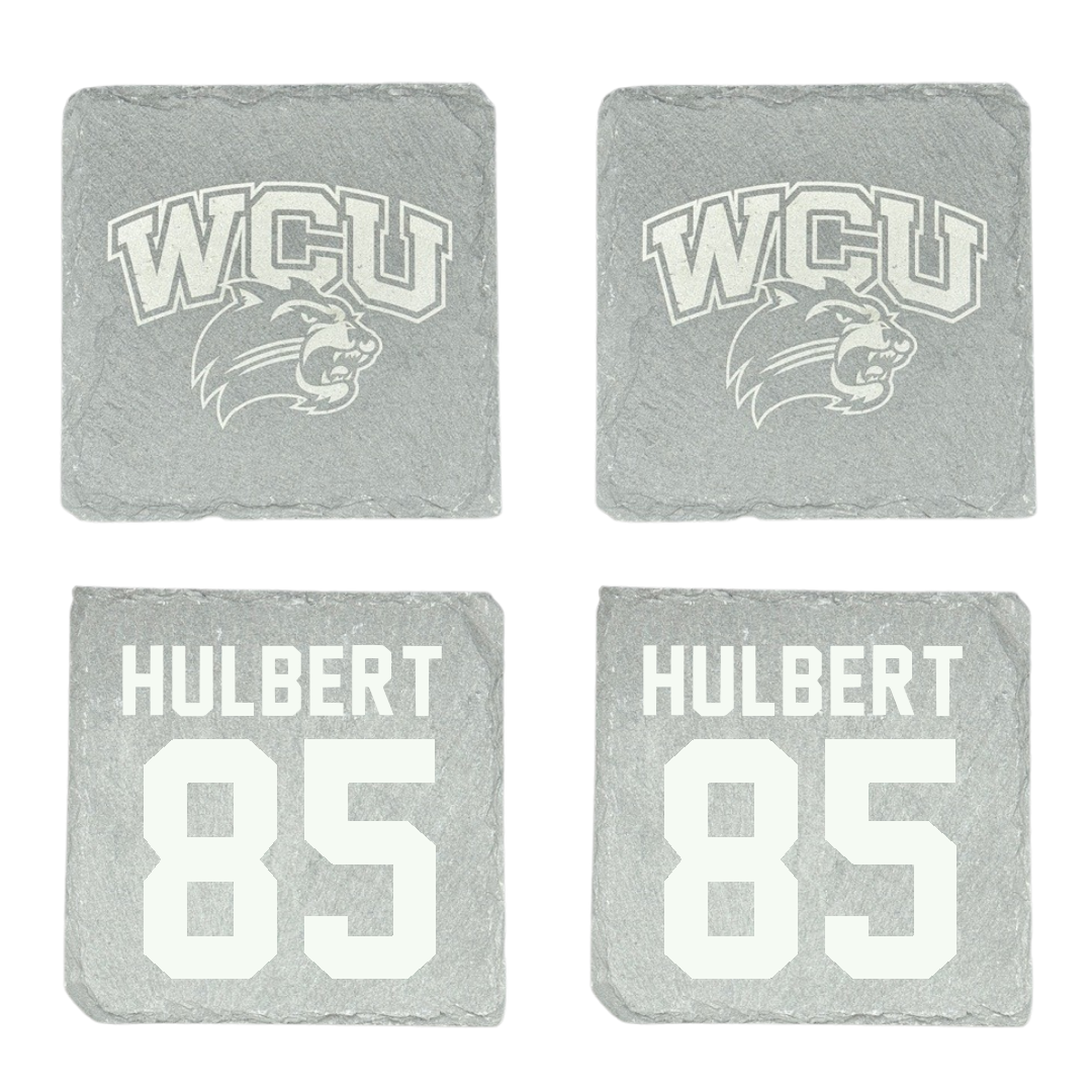 Western Carolina University Football Stone Coaster (4 Pack)  - #85 David Hulbert