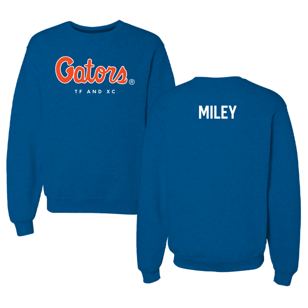 University of Florida TF and XC Royal Blue Crewneck - Jacob Miley