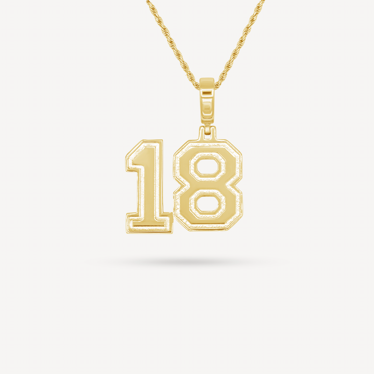 Gold Presidents Pendant and Chain - #18 Joseph Kresnik