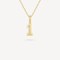 Gold Presidents Pendant and Chain - #1 Alanah Pooler