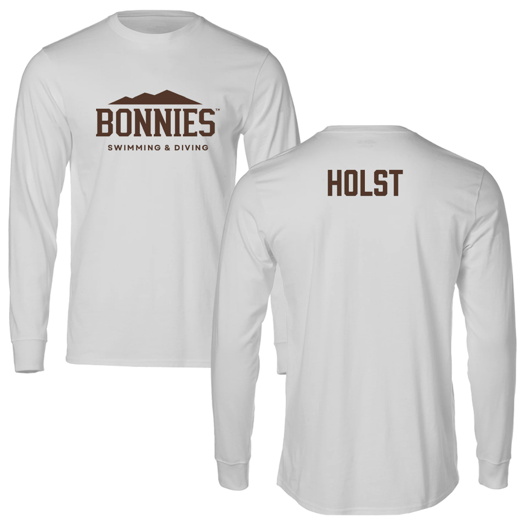 St. Bonaventure University Swimming & Diving Light Gray Long Sleeve - Maggie Holst