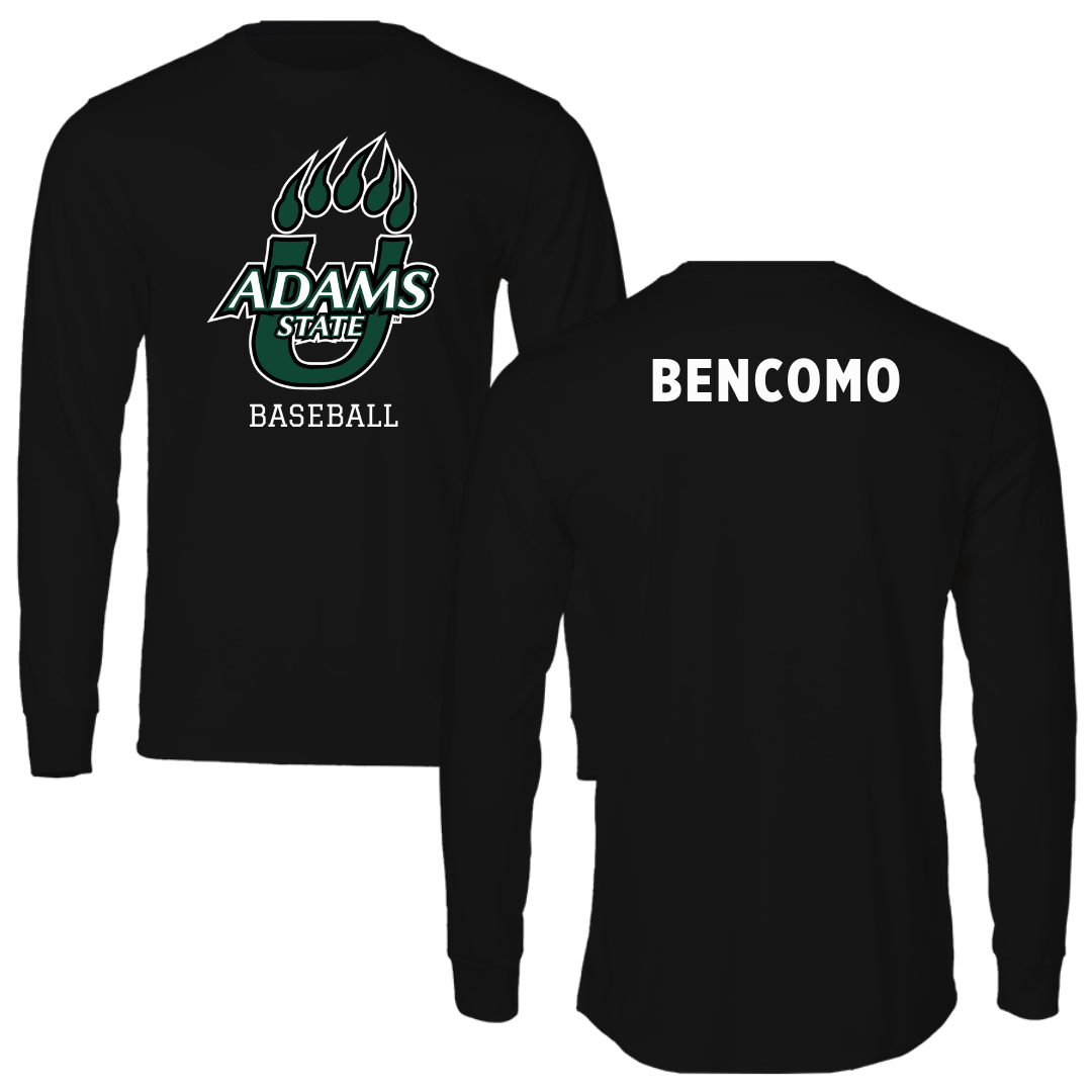 Adams State University Baseball Black State Long Sleeve - Xander Bencomo