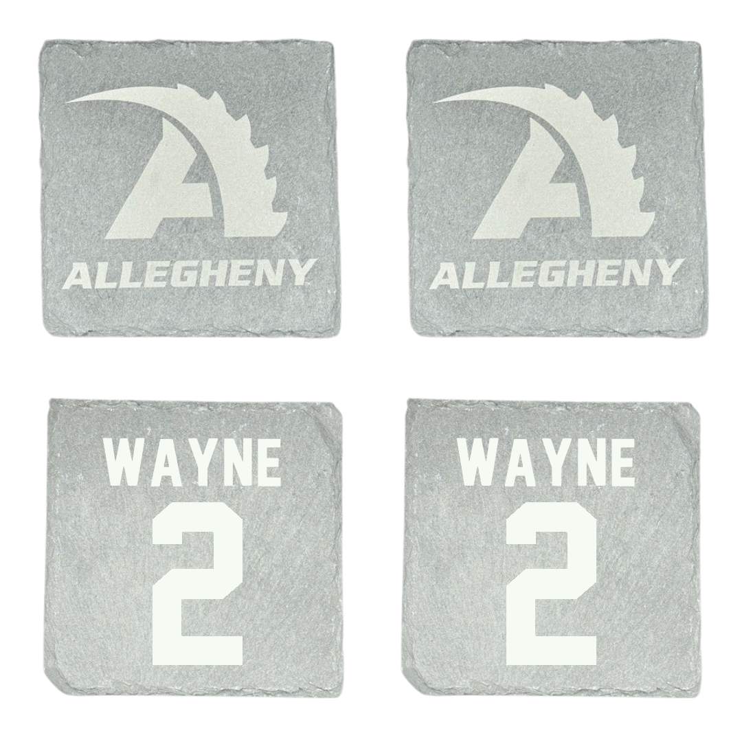 Allegheny College Football Stone Coaster (4 Pack)  - #2 Landon Wayne