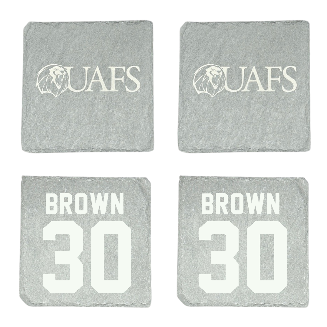 University of Arkansas-Fort Smith Baseball Stone Coaster (4 Pack)  - #30 Noah Brown