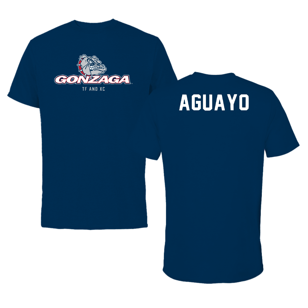 Gonzaga University TF and XC Navy Block Performance Tee - Ashlinn Aguayo