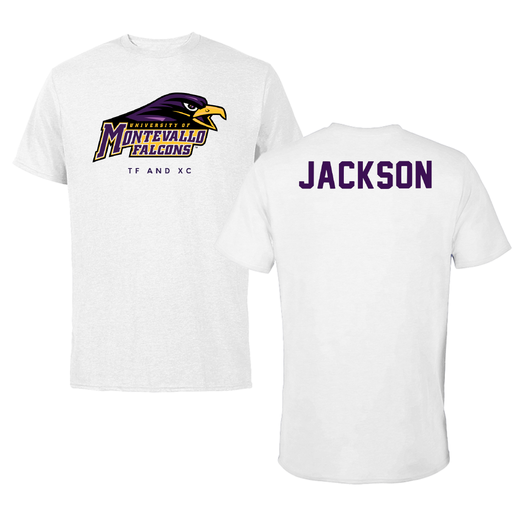 University of Montevallo TF and XC White Tee - McKenna Jackson