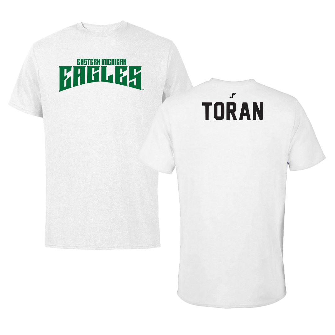Eastern Michigan University TF and XC White Classic Tee - Leilah Toran