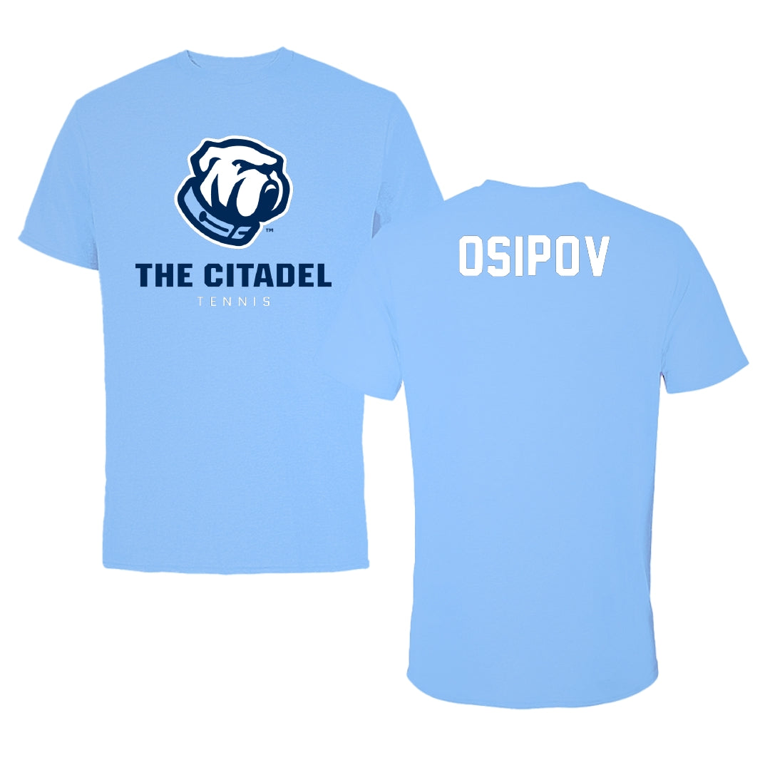 The Citadel Tennis Carolina Blue Tee - Anthony Osipov
