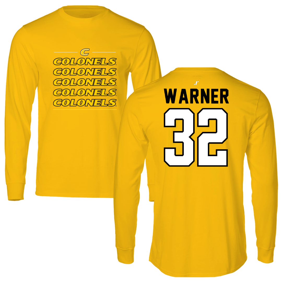 Centre College Soccer Gold General Long Sleeve - #32 Ashtyn Warner
