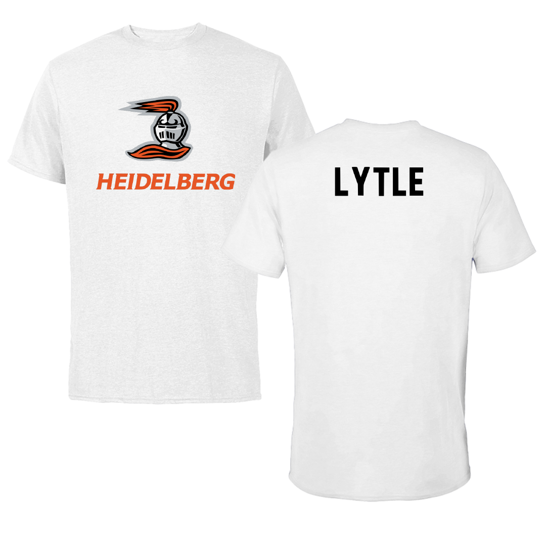 Heidelberg University TF and XC White Tee - Jax Lytle