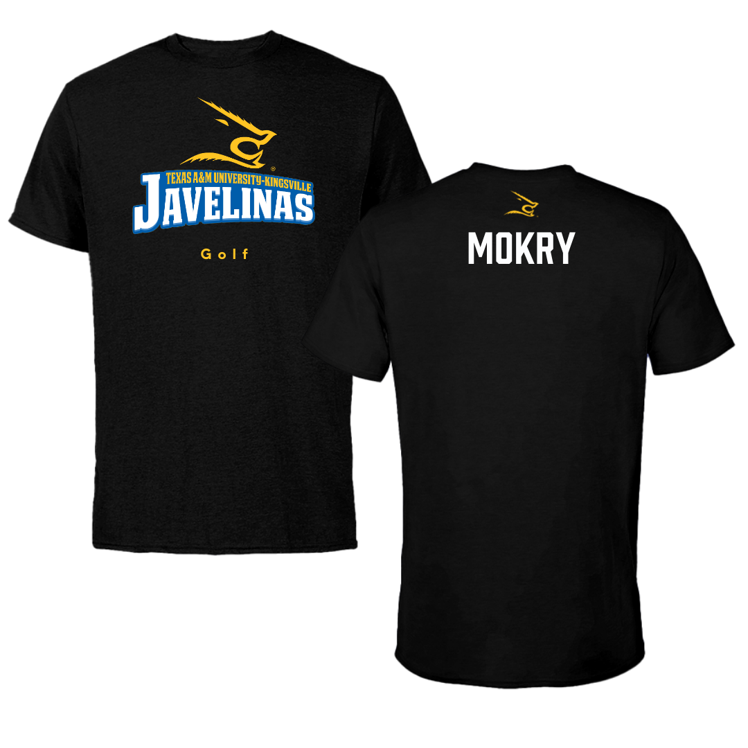 Texas A&M University-Kingsville Golf Black Tee - Cesilee Mokry