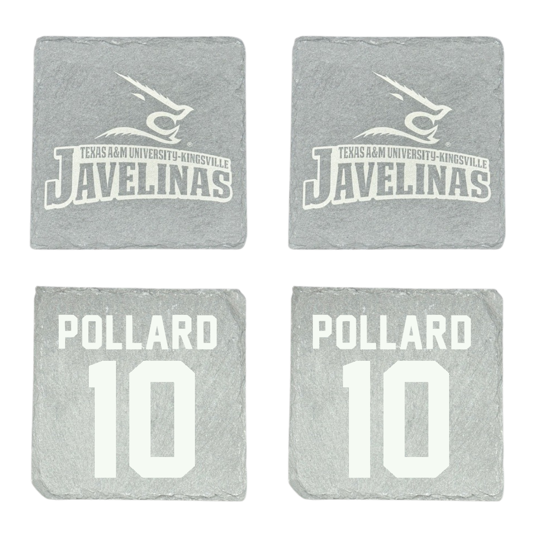 Texas A&M University-Kingsville Beach Volleyball Stone Coaster (4 Pack)  - #10 Rylan Pollard