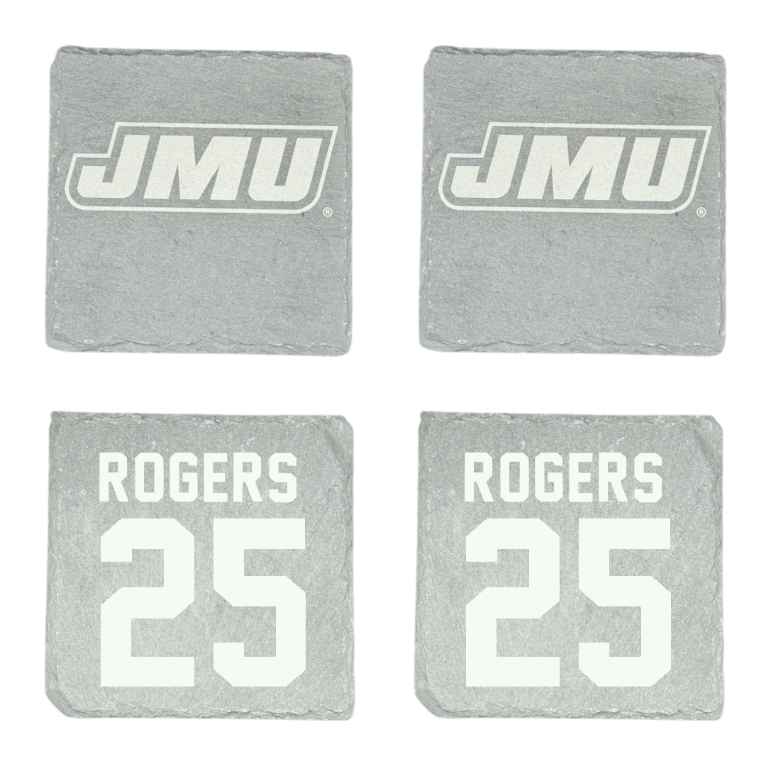 James Madison University Softball Stone Coaster (4 Pack)  - #25 Lexi Rogers