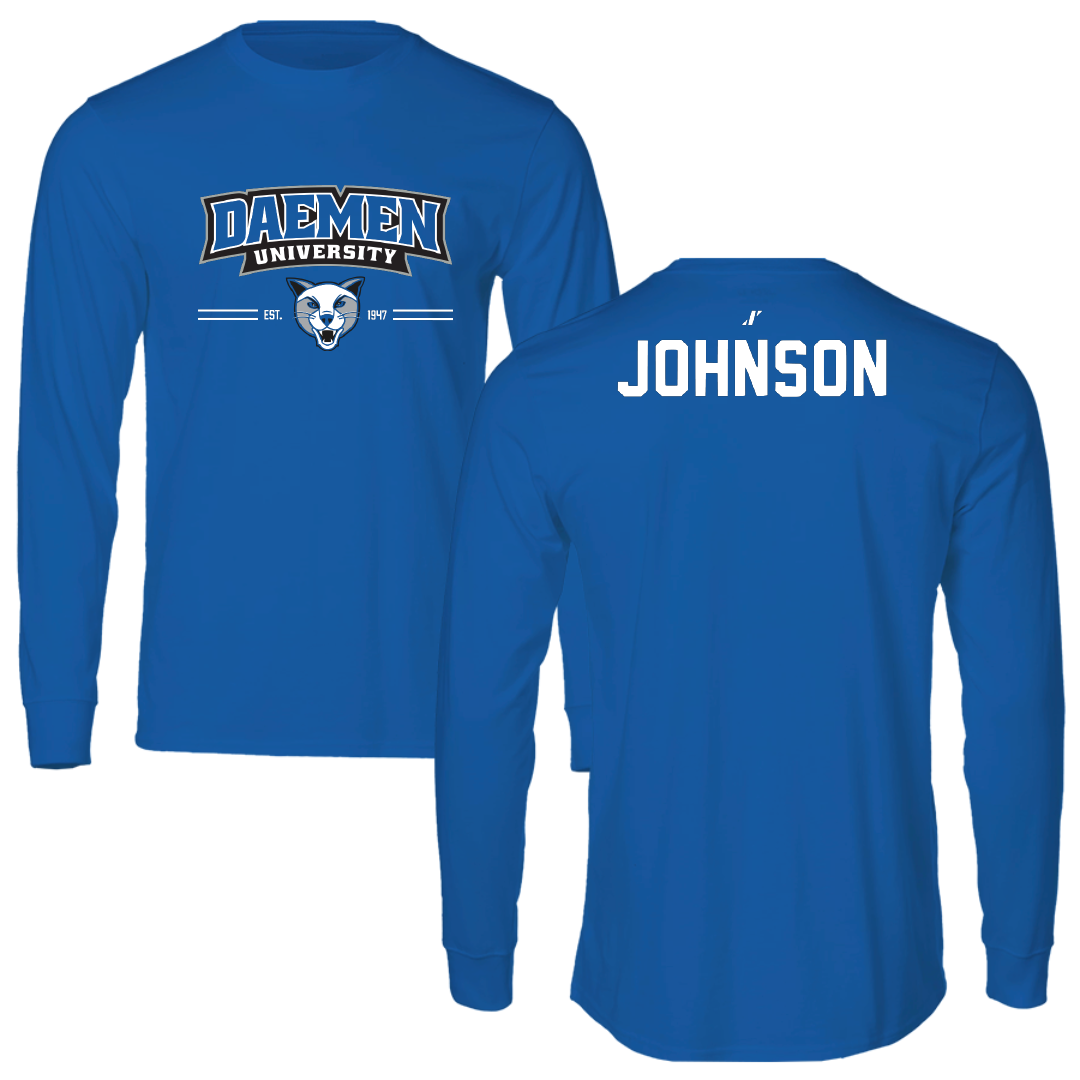 Daemen University TF and XC Blue General Long Sleeve - CJ Johnson