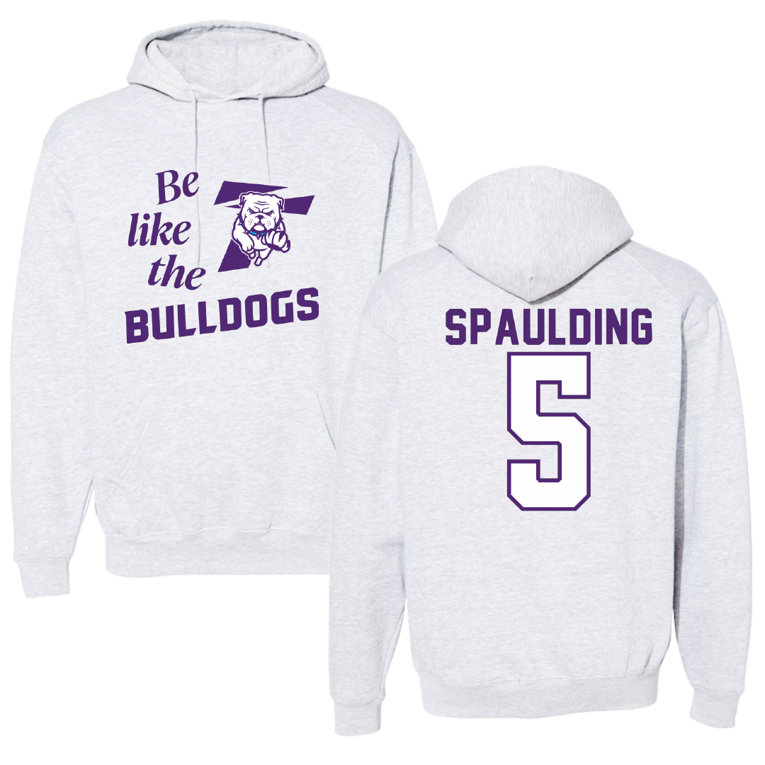 Truman State University Football Light Gray Be Like Us Hoodie - #5 Thomas Spaulding