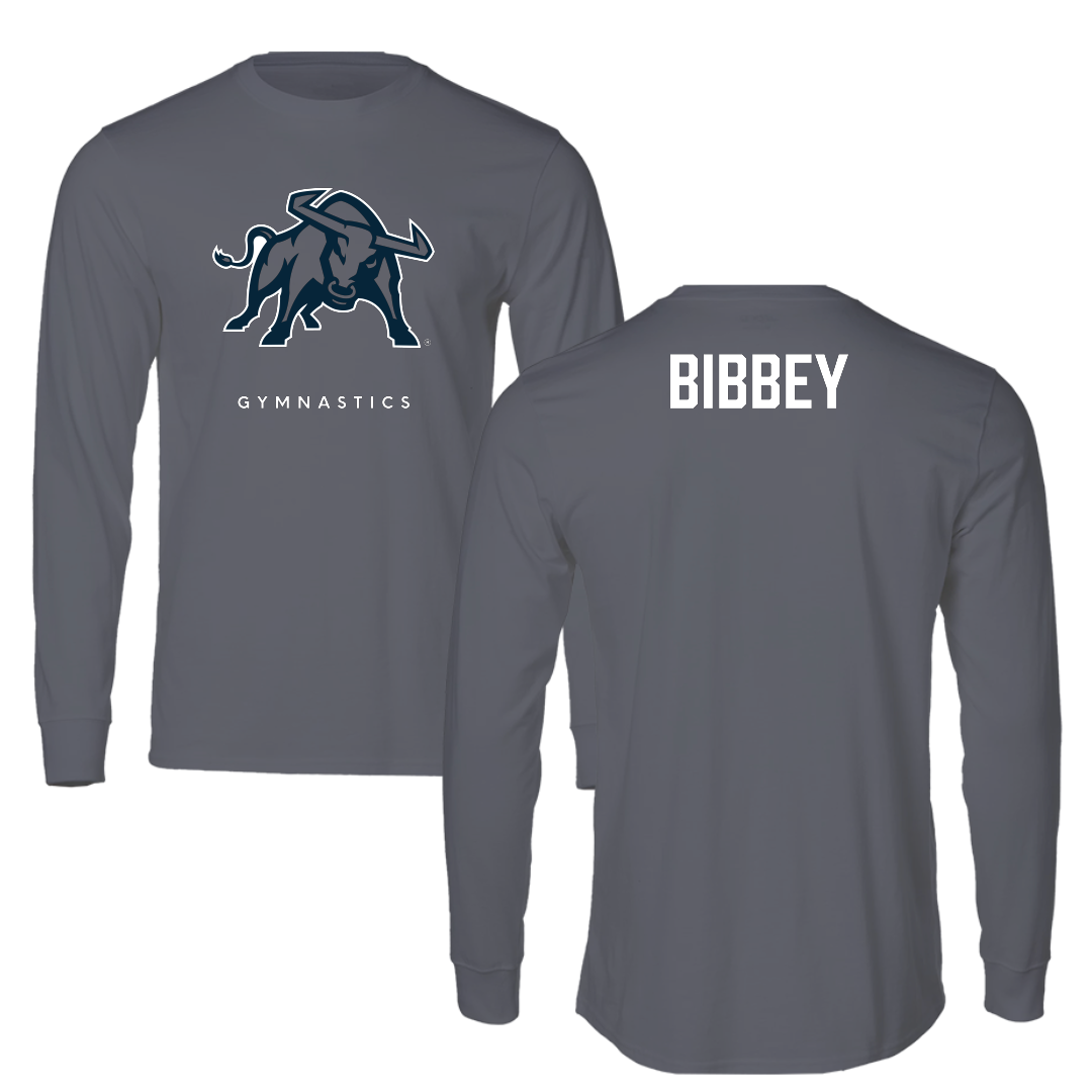Utah State University Gymnastics Gray Performance Long Sleeve - Avery Bibbey