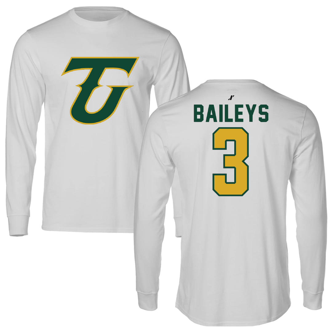 Tiffin University Baseball Light Gray Long Sleeve - #3 Jonny Baileys