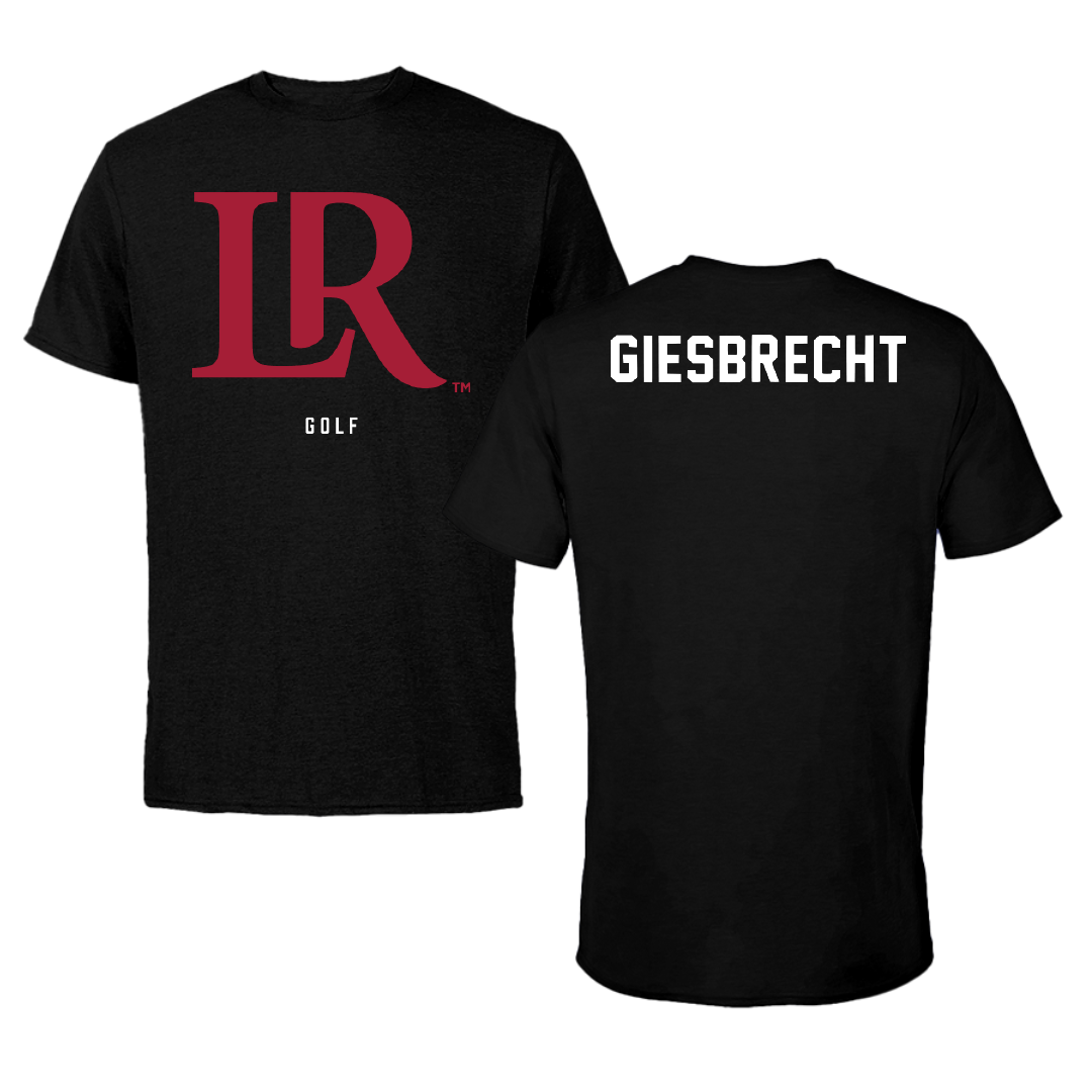 Lenoir-Rhyne University Golf Black Tee - Ty Giesbrecht