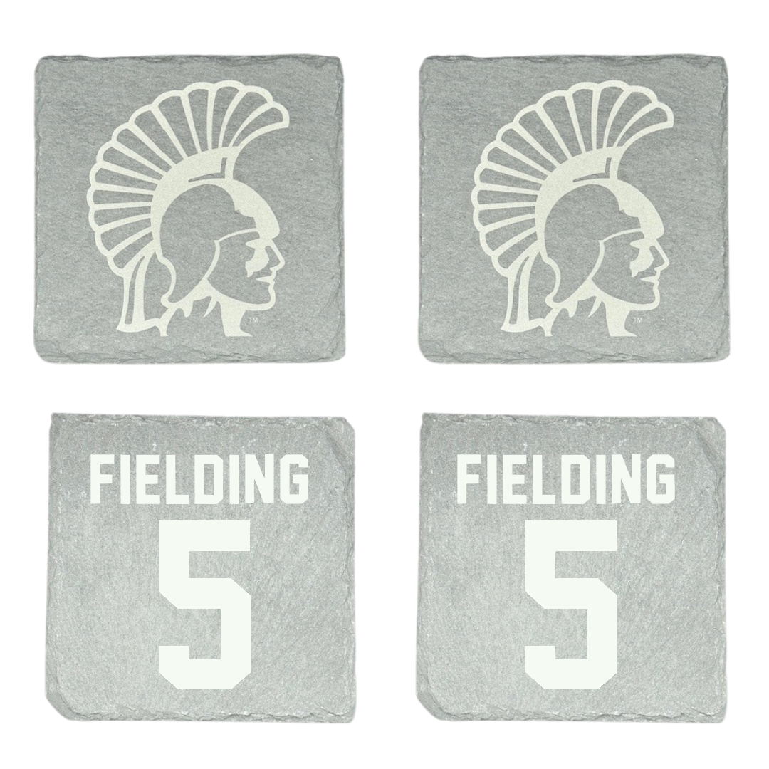 Winona State University Basketball Stone Coaster (4 Pack)  - #5 Devon Fielding