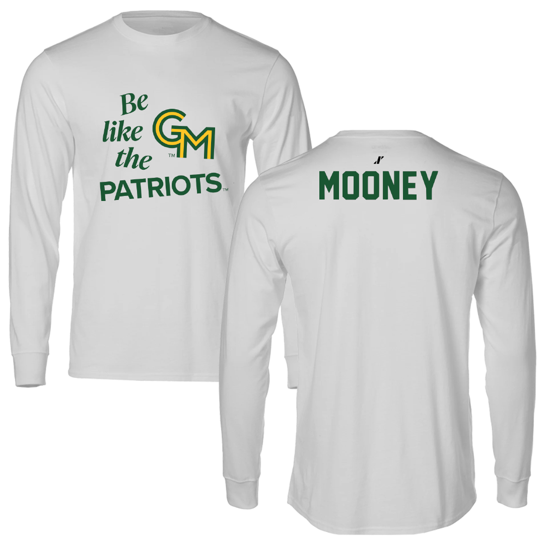 George Mason University Swimming & Diving Light Gray Be Like Us Performance Long Sleeve - Regan Mooney