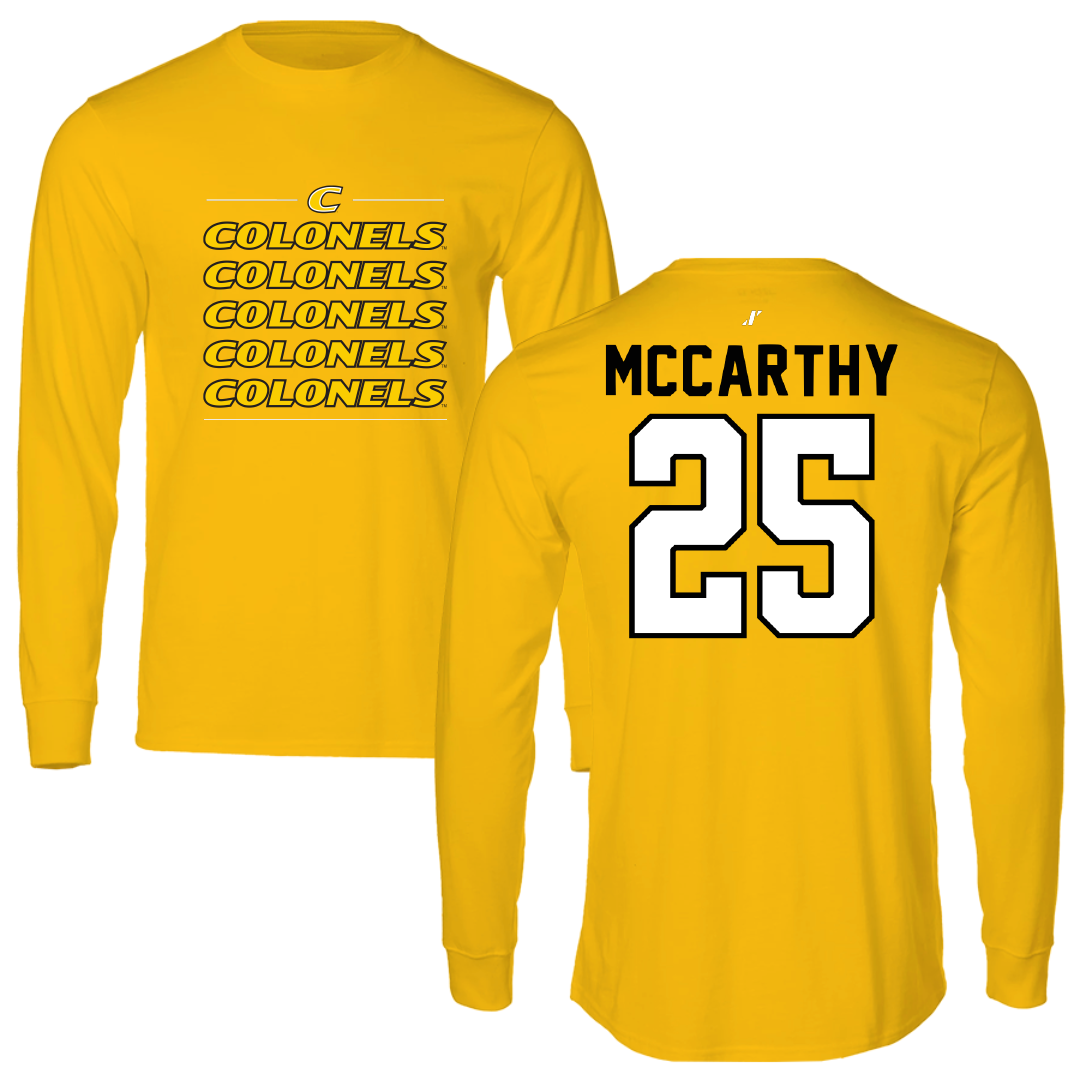 Centre College Soccer Gold General Performance Long Sleeve - #25 Zara McCarthy
