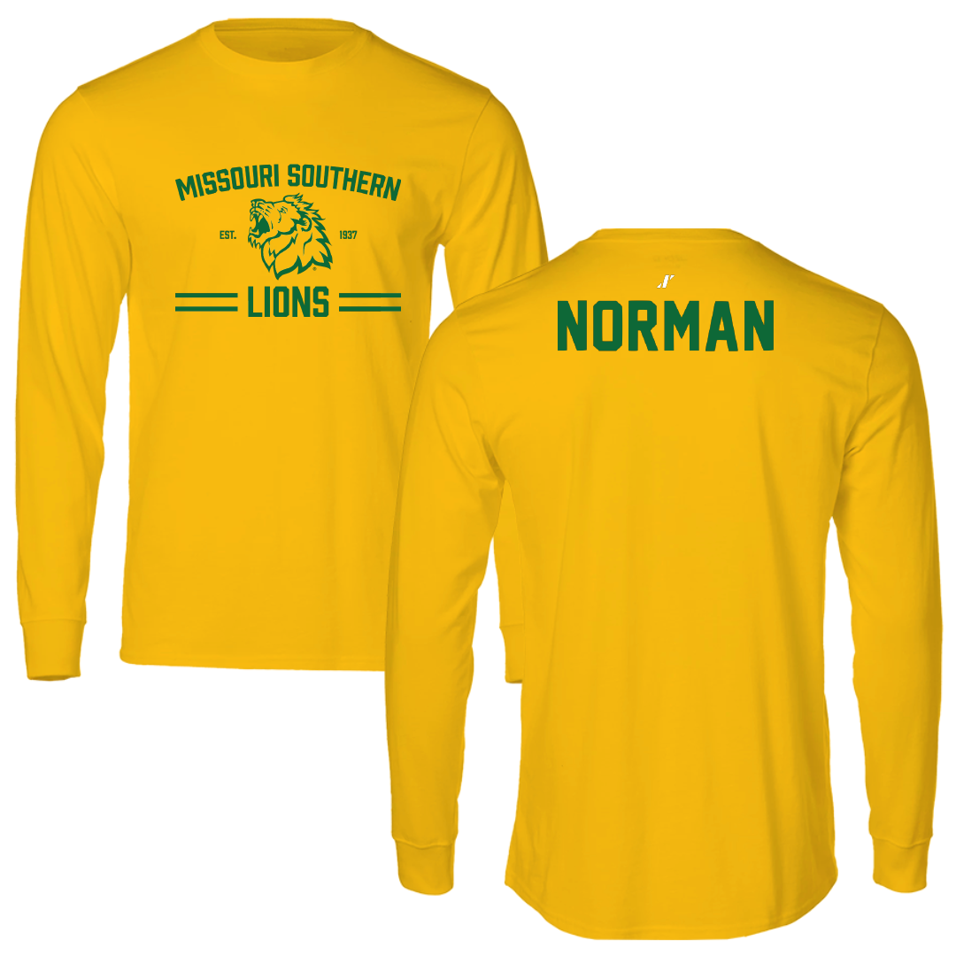 Missouri Southern State University TF and XC Gold General Performance Long Sleeve - Alaina Norman