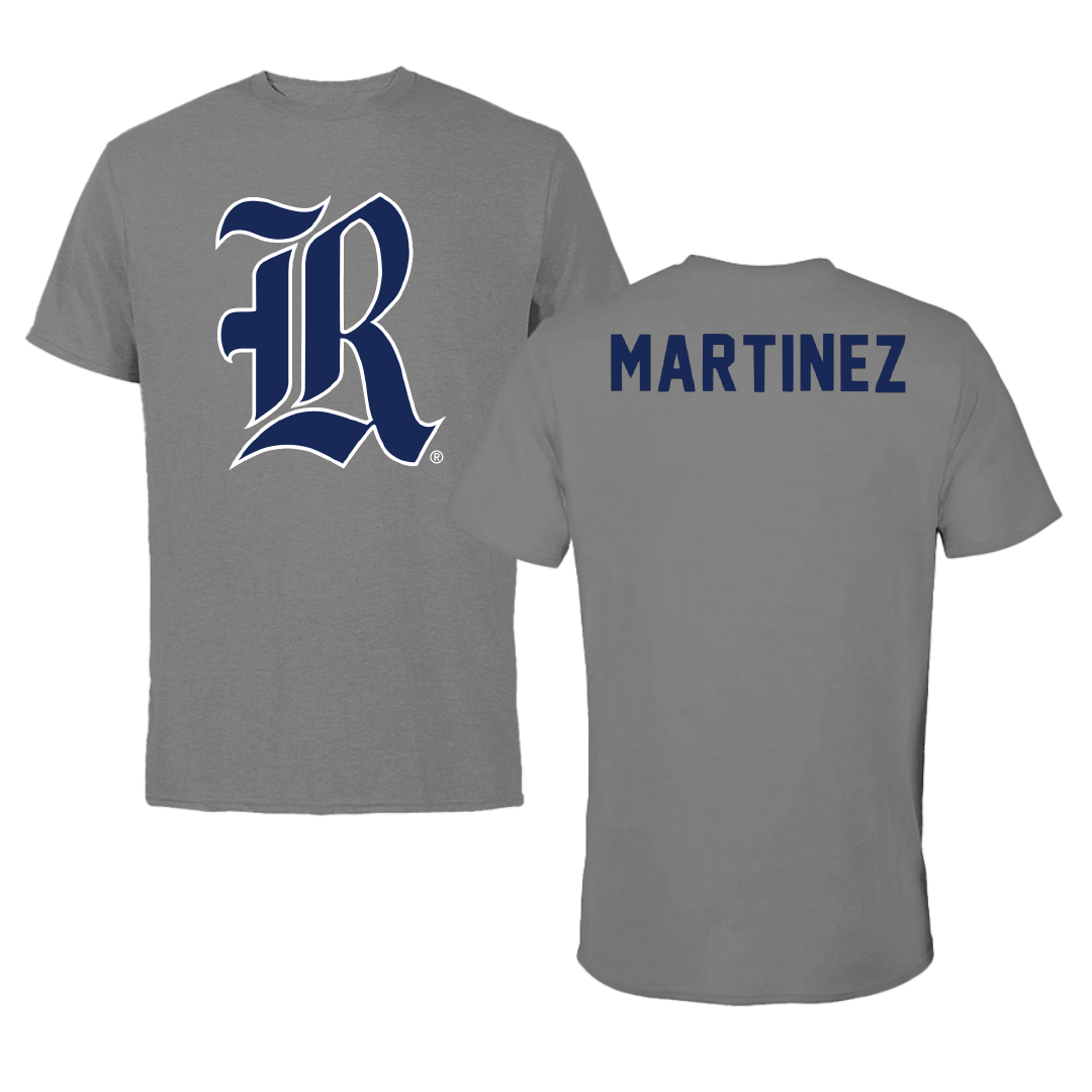 Rice University Tennis Dark Gray Tee - Fernanda Martinez