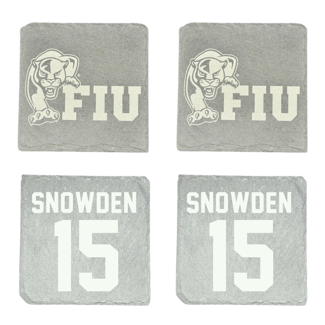 Florida International University Football Stone Coaster (4 Pack)  - #15 TJ Snowden