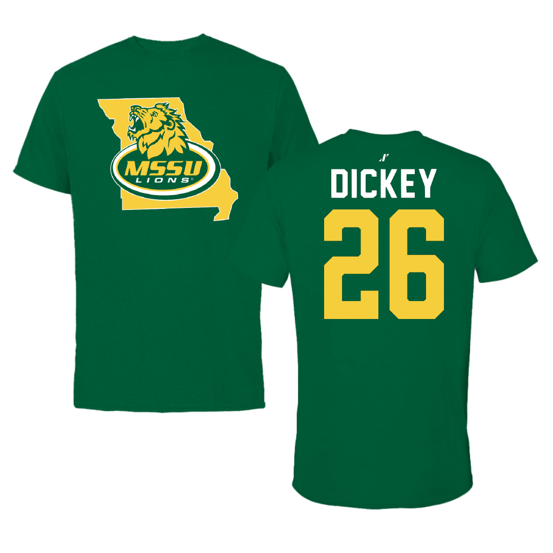 Missouri Southern State University Softball Green State Performance Tee - #26 Cady Dickey