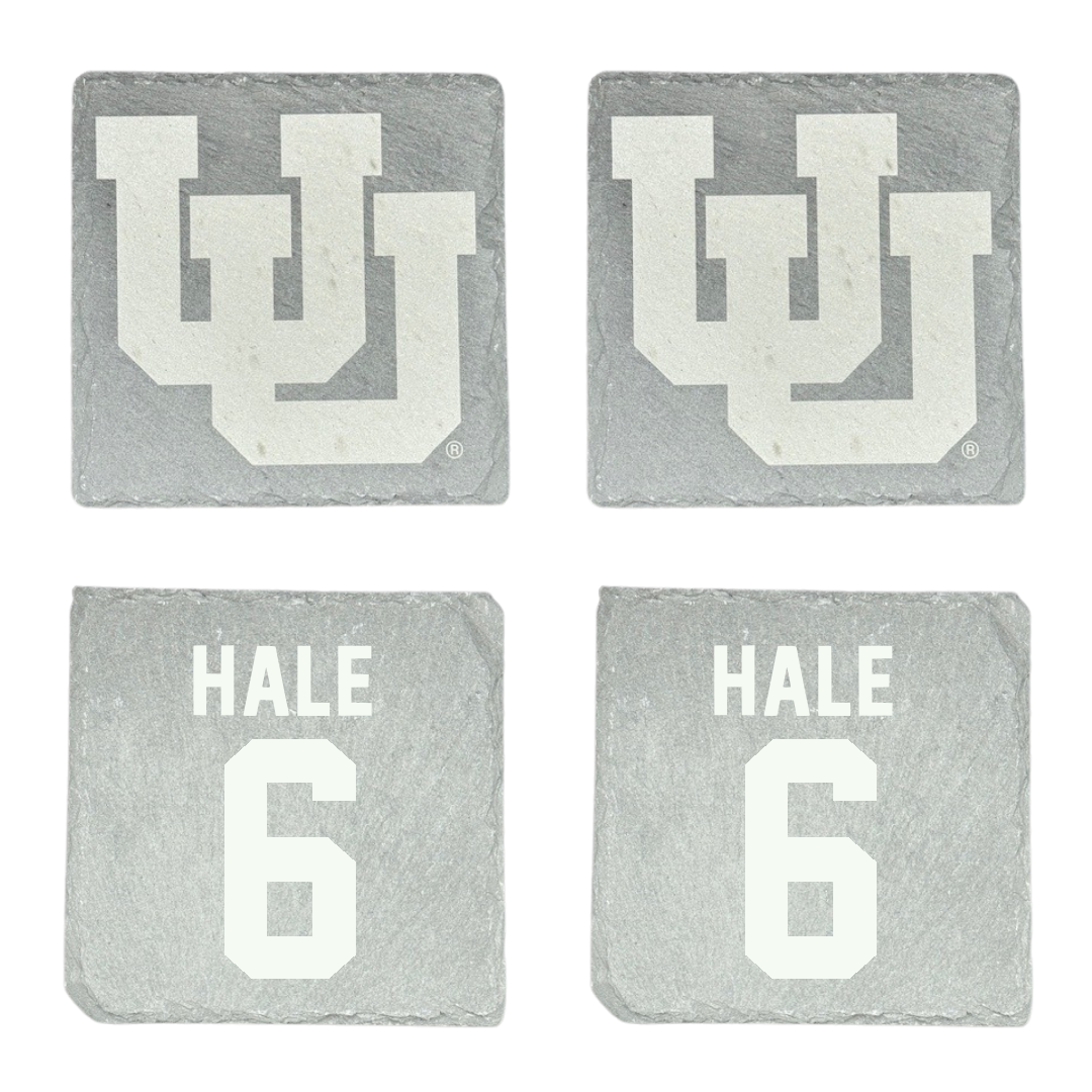 University of Utah Soccer Stone Coaster (4 Pack)  - #6 Brooke Hale